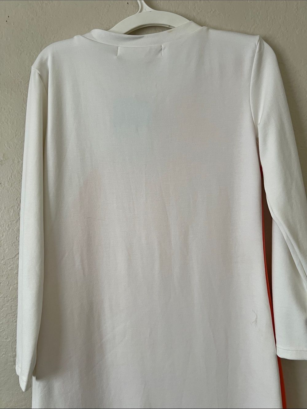 NWT Sonnet James A Play Dress Doutzen in Pale Orange and Cream Size XS - Picture 7 of 13